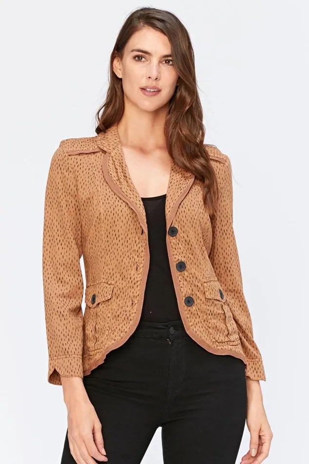 Printed Bode Jacket Wheaten Pigment Clothing XCVI Jackets