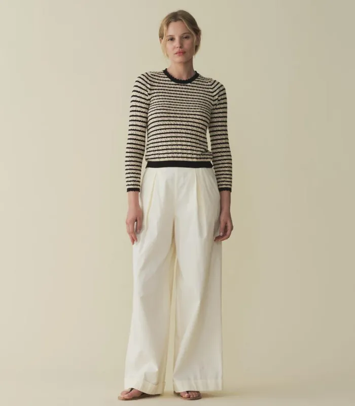 PRUDENCE SWEATER Allaire Stripe Shop DEN Knitwear