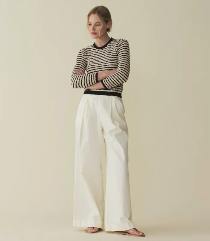 PRUDENCE SWEATER Allaire Stripe Shop DEN Knitwear