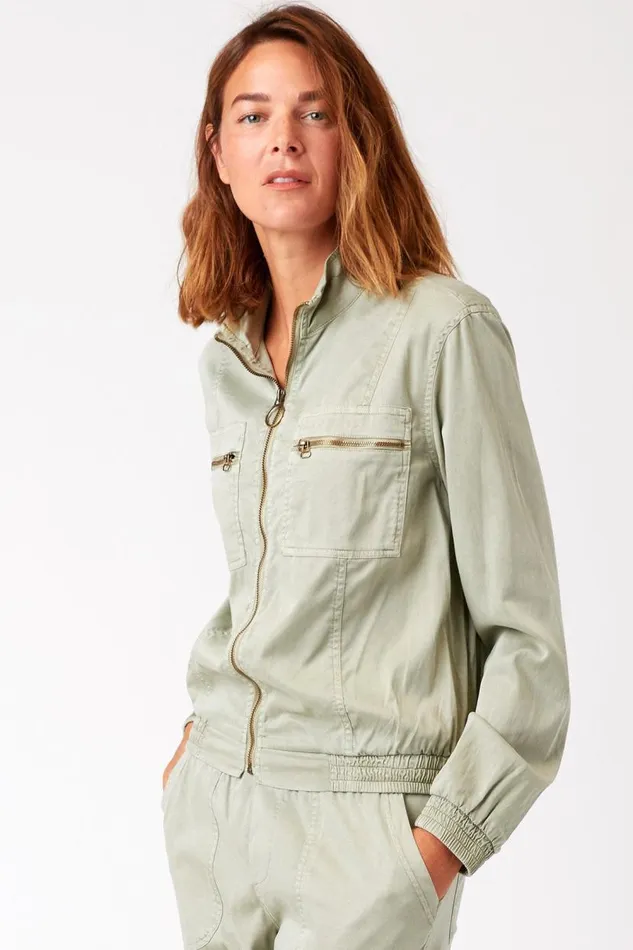Quinn Bomber Elm Pigment Clothing XCVI Jackets