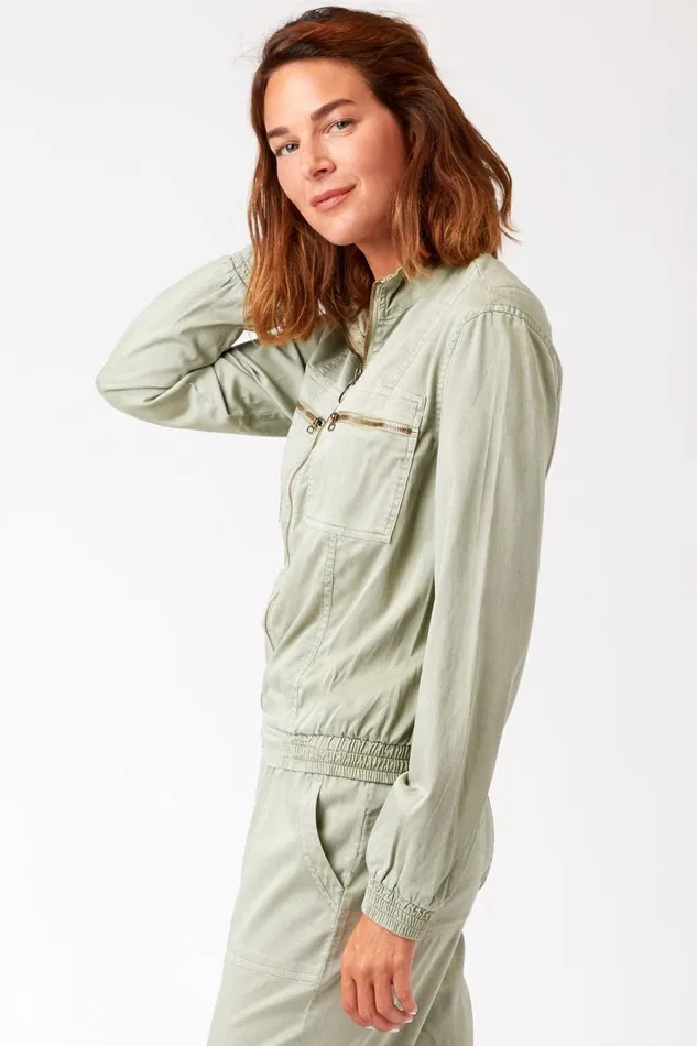 Quinn Bomber Elm Pigment Clothing XCVI Jackets