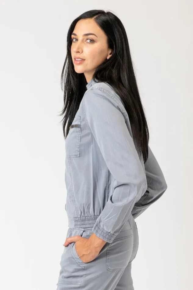 Quinn Bomber Quarry Pigment Clothing XCVI Jackets