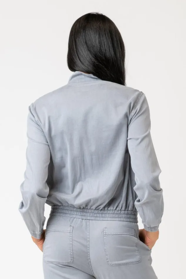 Quinn Bomber Quarry Pigment Clothing XCVI Jackets