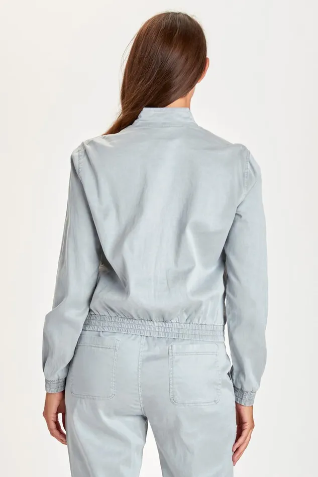 Quinn Bomber Soft Pebble Pigment Clothing XCVI Jackets