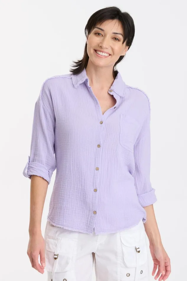 Randolf ButtonUp Wind Flower Clothing XCVI ShirtsBlouses