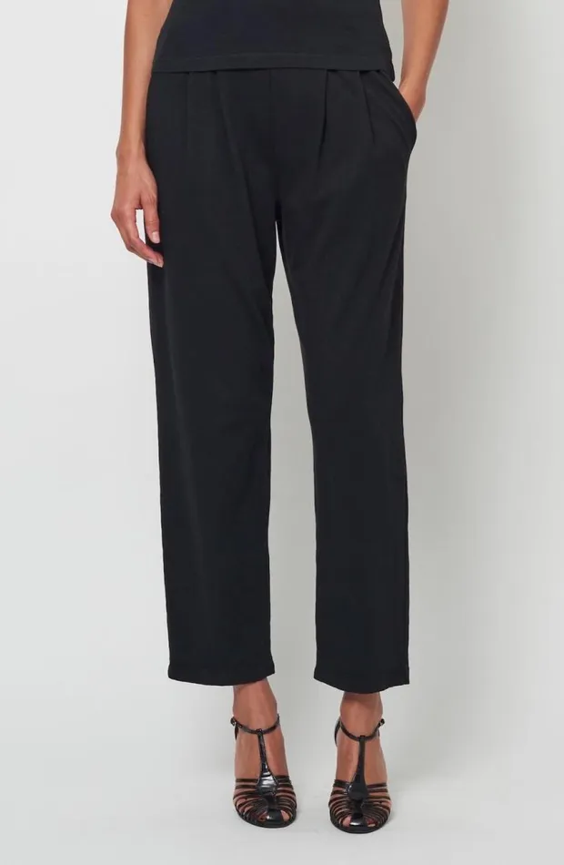 Raquel Allegra Bottoms Women Black Brooke Pant