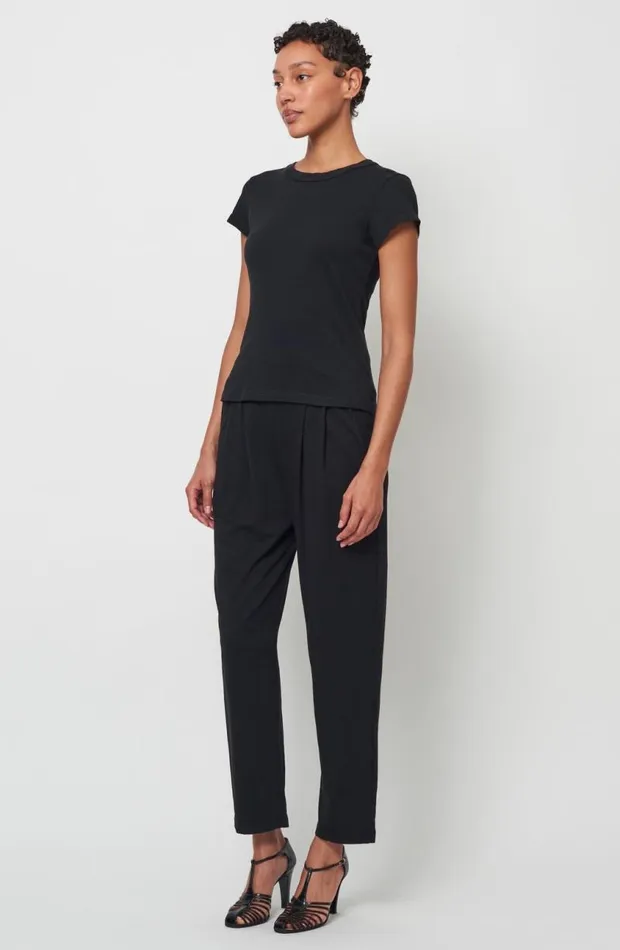 Raquel Allegra Bottoms Women Black Brooke Pant