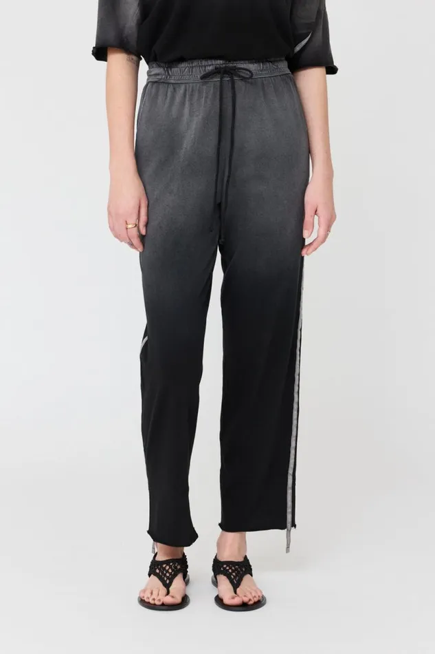 Raquel Allegra Bottoms Women Faded Black Adams Pant