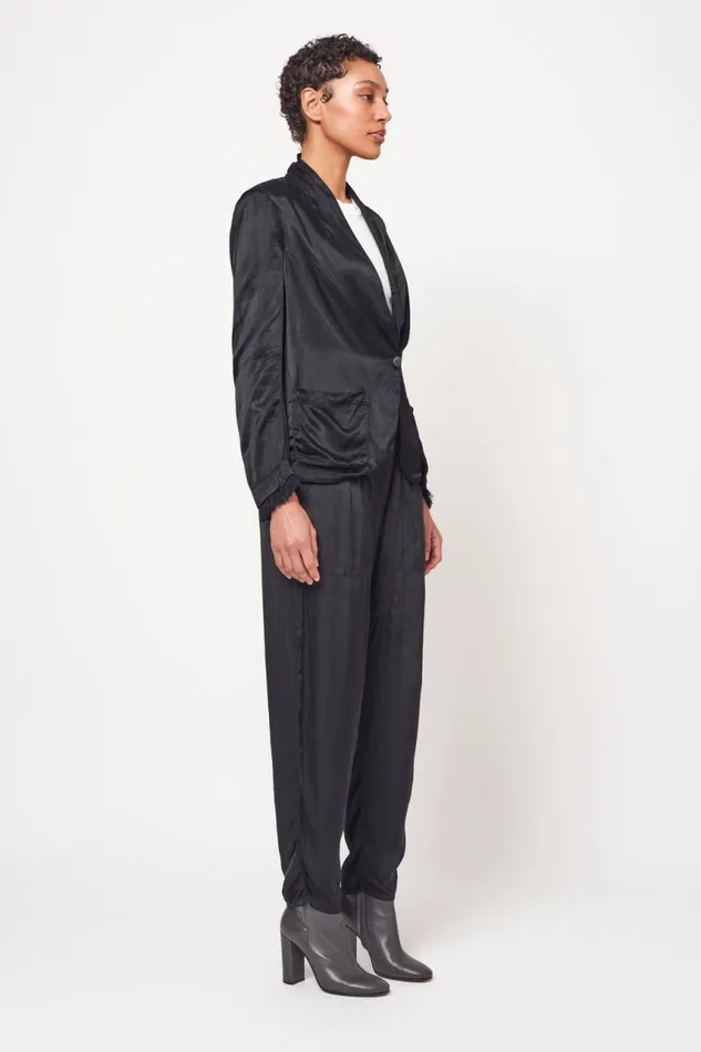 Raquel Allegra Jackets Women Black Jai Jacket