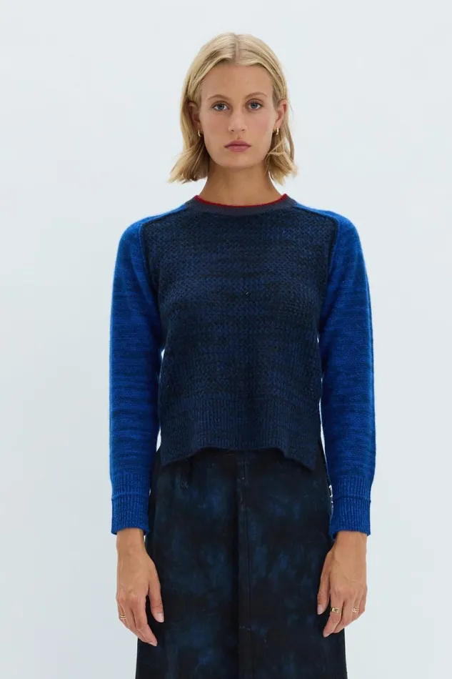 Raquel Allegra Jackets Women Indigo Cashmere Lilith Sweater