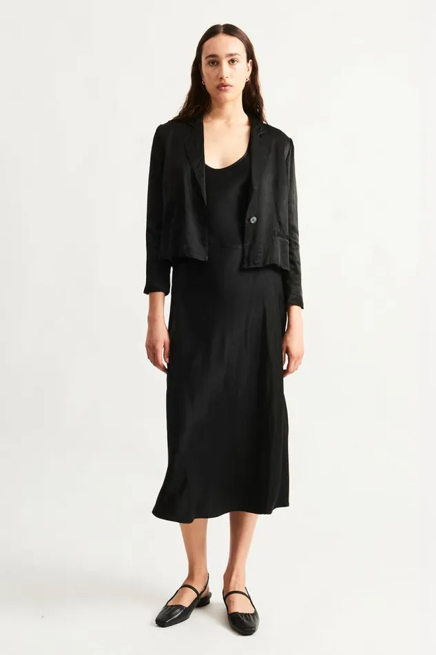 Raquel Allegra Sweaters and Knits Women Black Avalon Jacket