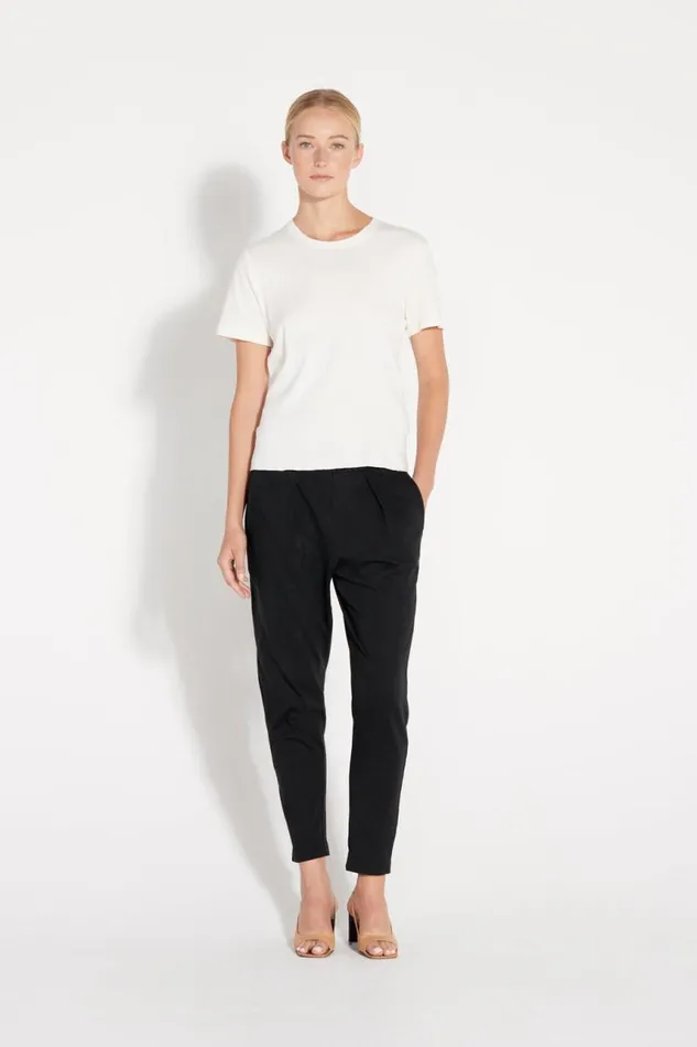 Raquel Allegra TShirts Women Cream Classic Jersey Boy Tee