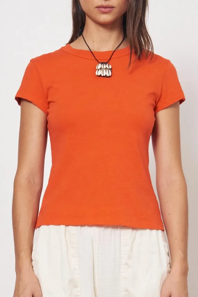 Raquel Allegra TShirts Women Tomato Liv Tee