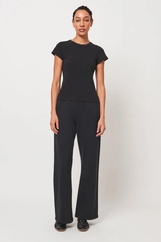 Raquel Allegra Tops Women Black Liv Tee