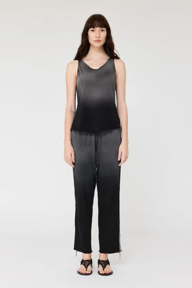Raquel Allegra Tops Women Faded Black Beverly Tank