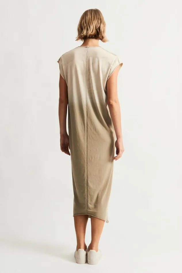 Raquel Allegra Tops Women Faded Sand Cocoon Dress