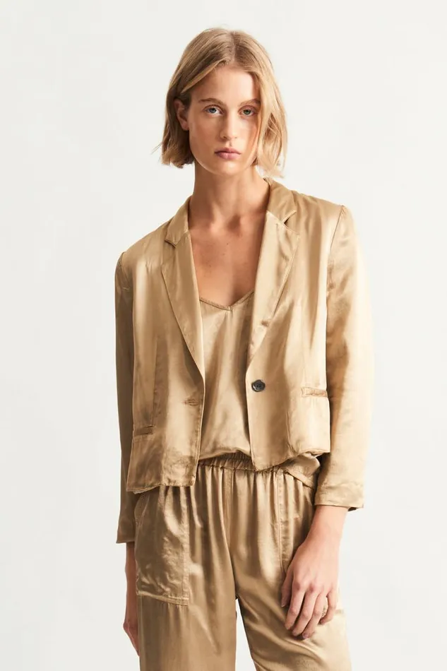 Raquel Allegra Tops Women Sand Avalon Jacket