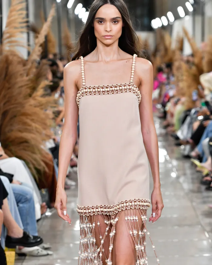 Ready To Wear Beaded Fringe Maxi Dress RUNWAY PatBO Dresses and Jumpsuits