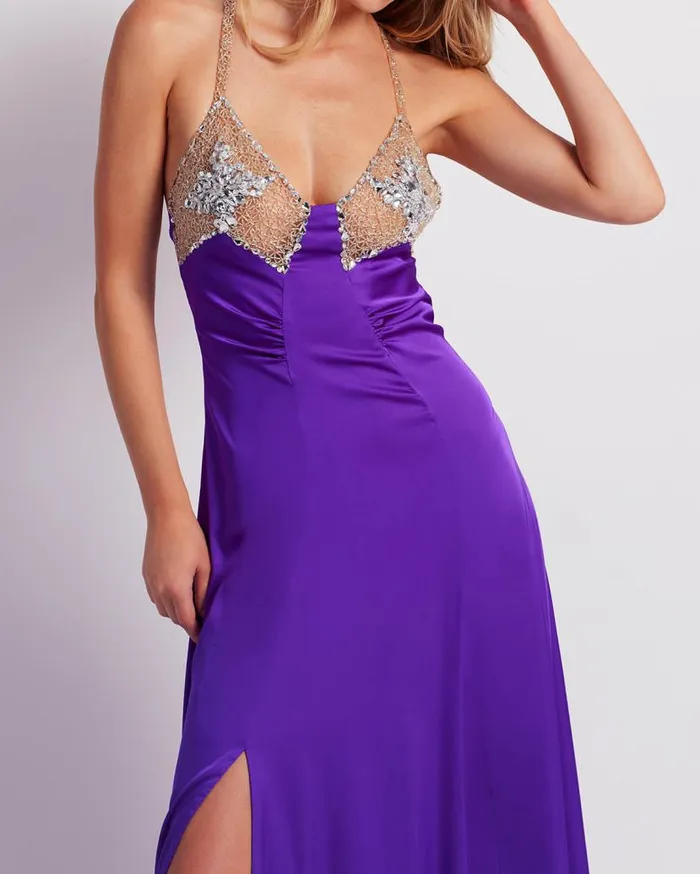 Ready To Wear CRYSTALBEADED SILK GOWN FINAL SALE PatBO Dresses and Jumpsuits