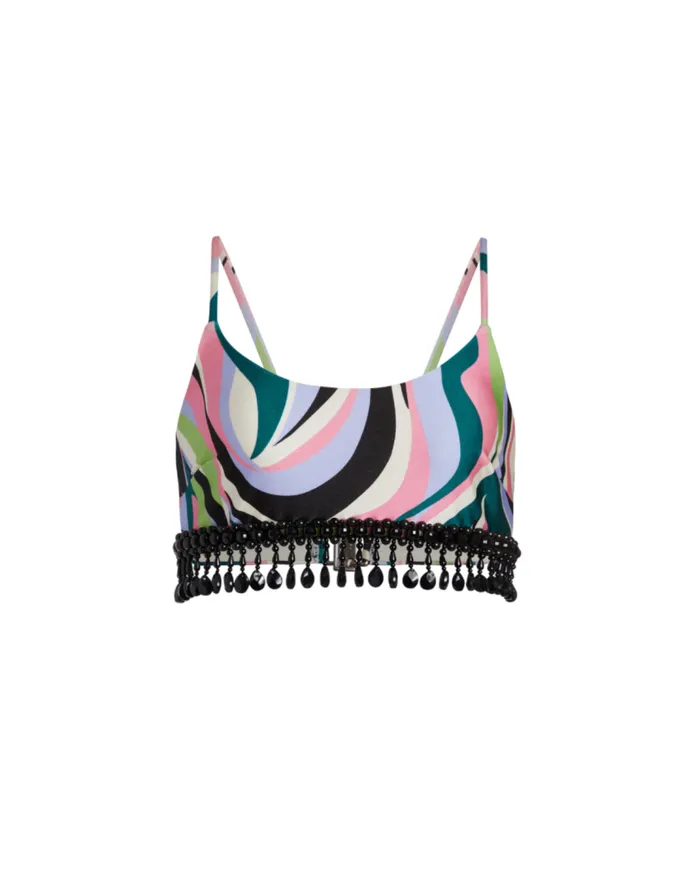 Ready To Wear DELOS BEADED CROPPED TOP FINAL SALE PatBO Tops and Bodysuits