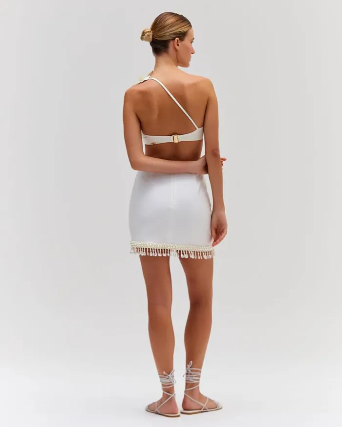 Ready To Wear HANDBEADED MINI SKIRT PatBO Bottoms