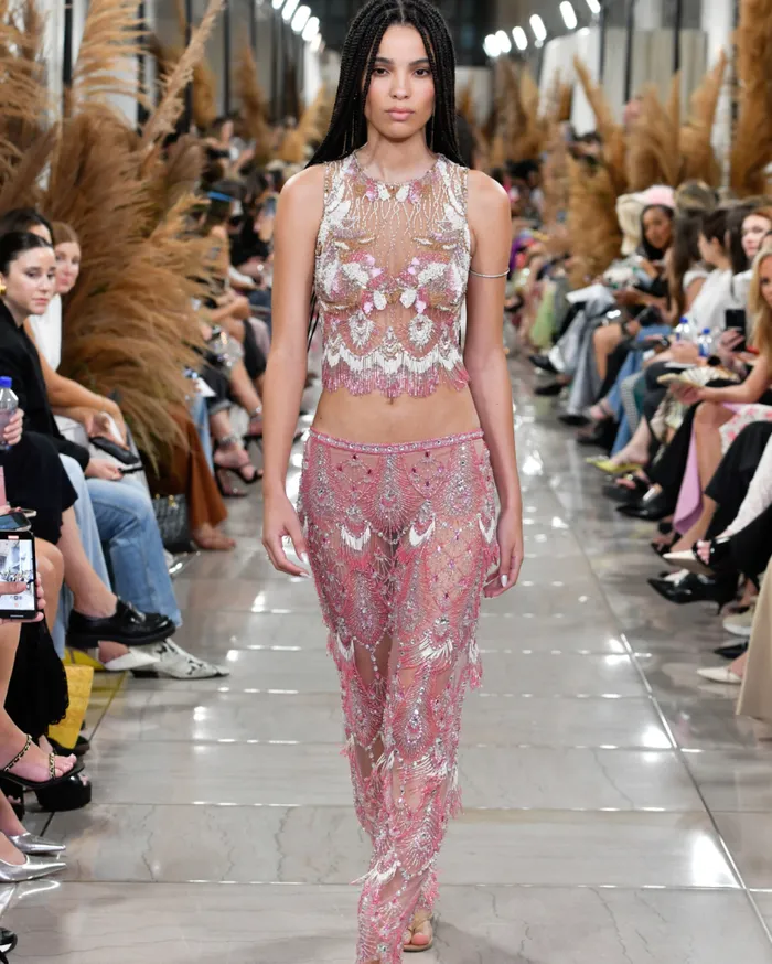Ready To Wear HandBeaded Pants EXCLUSIVE PatBO Bottoms