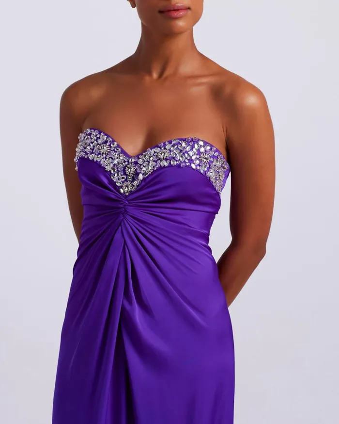 Ready To Wear HANDBEADED STRAPLESS GOWN FINAL SALE PatBO Dresses and Jumpsuits