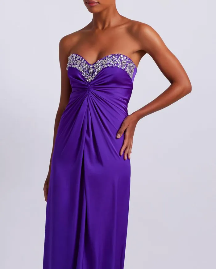 Ready To Wear HANDBEADED STRAPLESS GOWN FINAL SALE PatBO Dresses and Jumpsuits