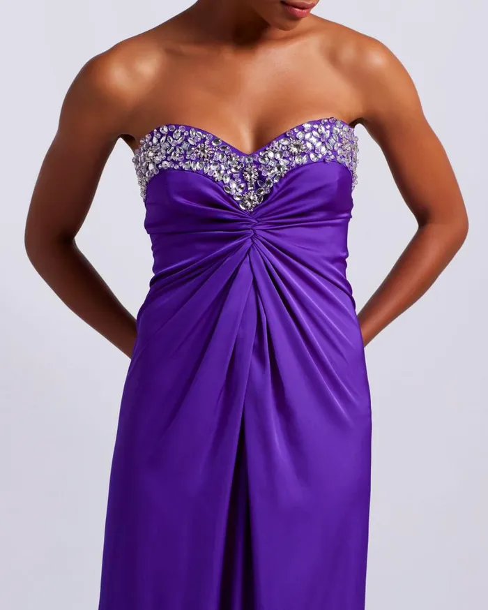 Ready To Wear HANDBEADED STRAPLESS GOWN FINAL SALE PatBO Dresses and Jumpsuits