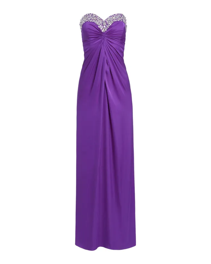Ready To Wear HANDBEADED STRAPLESS GOWN FINAL SALE PatBO Dresses and Jumpsuits