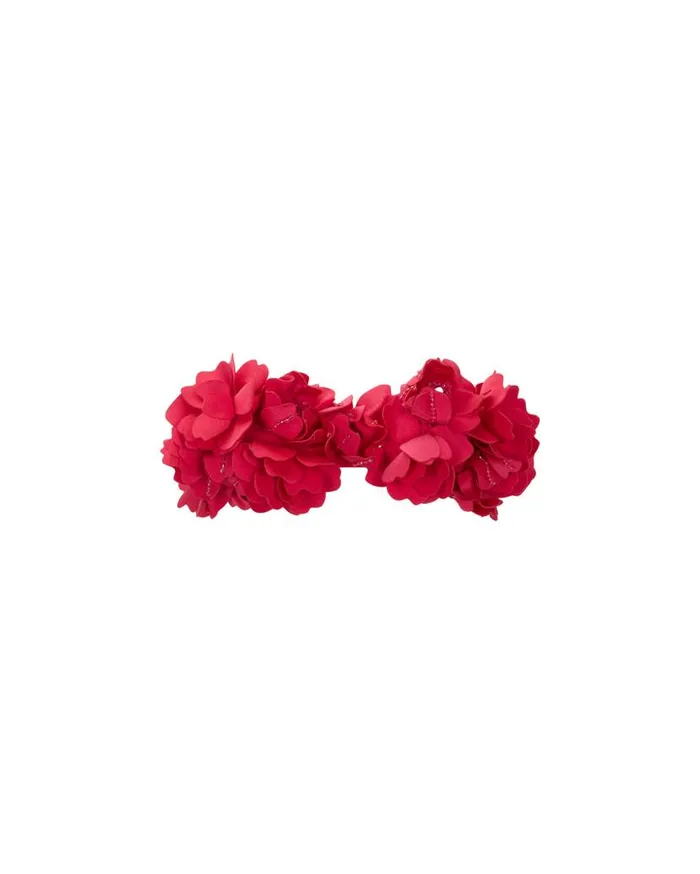 Ready To Wear HandEmbroidered 3D Flower Top PatBO Tops and Bodysuits