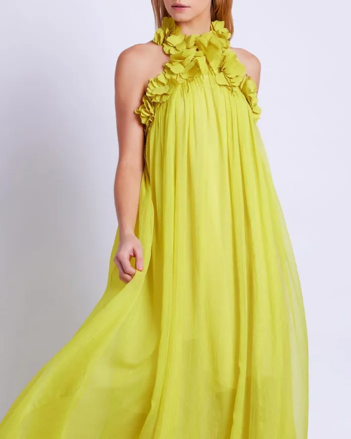 Ready To Wear HandEmbroidered 3D Gown RUNWAY PatBO Dresses and Jumpsuits