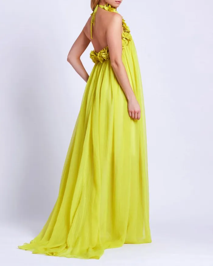 Ready To Wear HandEmbroidered 3D Gown RUNWAY PatBO Dresses and Jumpsuits