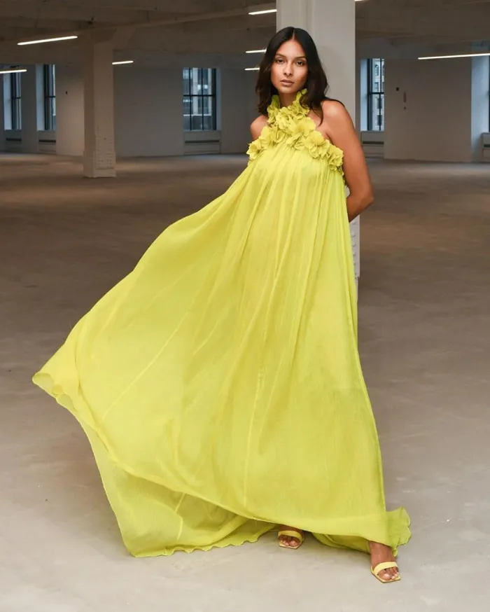 Ready To Wear HandEmbroidered 3D Gown RUNWAY PatBO Dresses and Jumpsuits