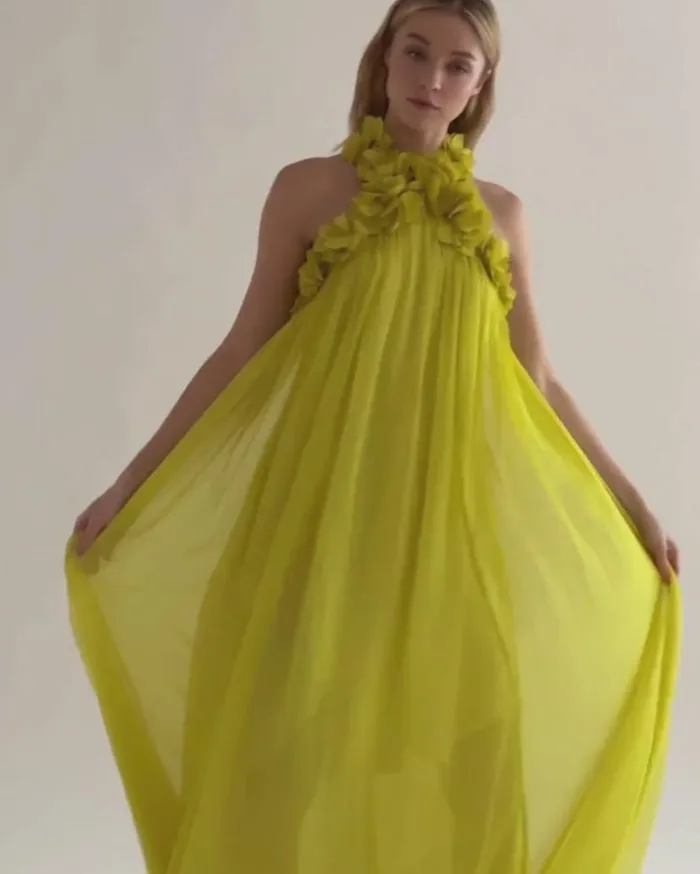 Ready To Wear HandEmbroidered 3D Gown RUNWAY PatBO Dresses and Jumpsuits