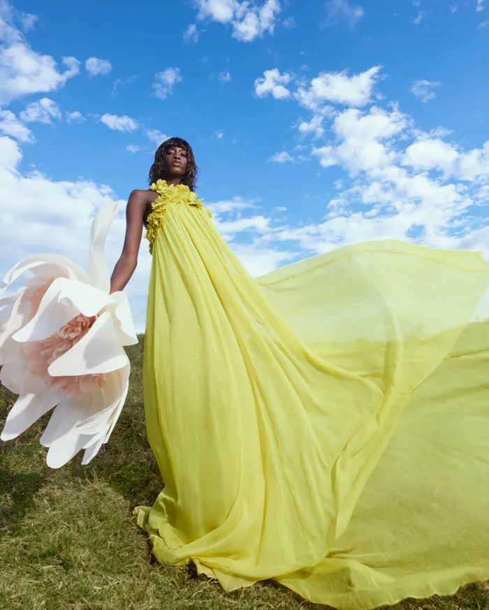 Ready To Wear HandEmbroidered 3D Gown RUNWAY PatBO Dresses and Jumpsuits