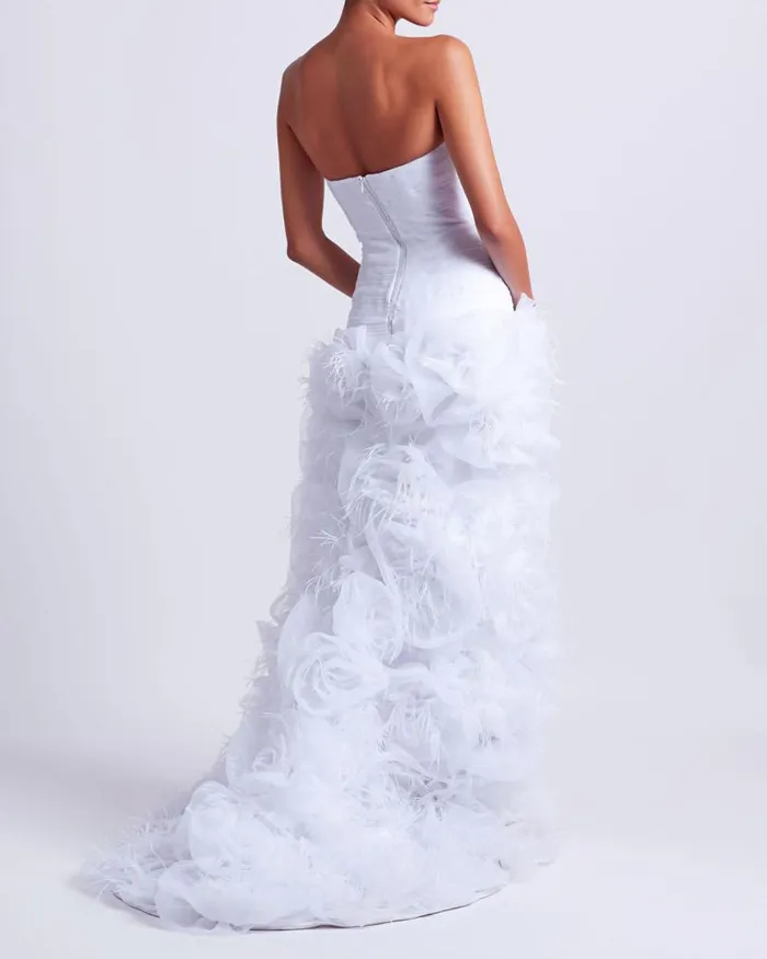 Ready To Wear HandEmbroidered Strapless Gown EXCLUSIVE PatBO Dresses and Jumpsuits Ready To Wear HandEmbroidered Strapless Gown EXCLUSIVE PatBO Dresses and Jumpsuits