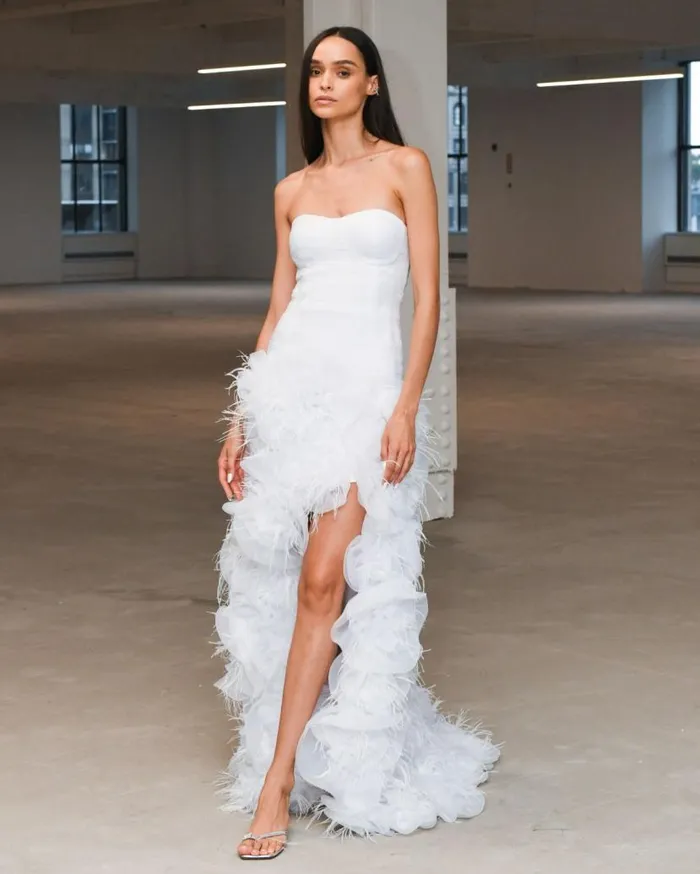 Ready To Wear HandEmbroidered Strapless Gown EXCLUSIVE PatBO Dresses and Jumpsuits Ready To Wear HandEmbroidered Strapless Gown EXCLUSIVE PatBO Dresses and Jumpsuits