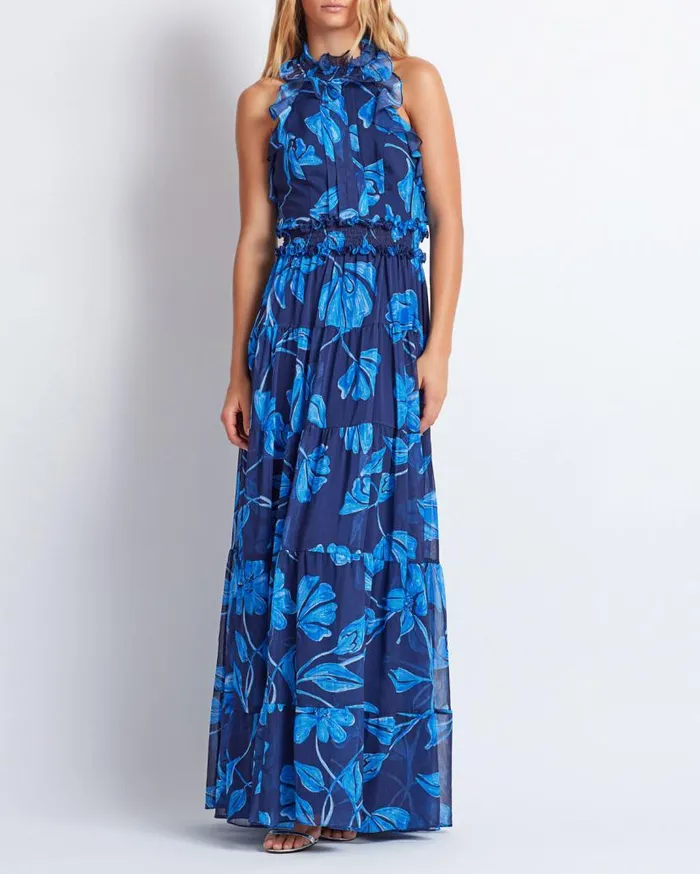 Ready To Wear Nightflower Open Back Maxi Dress FINAL SALE PatBO Dresses and Jumpsuits