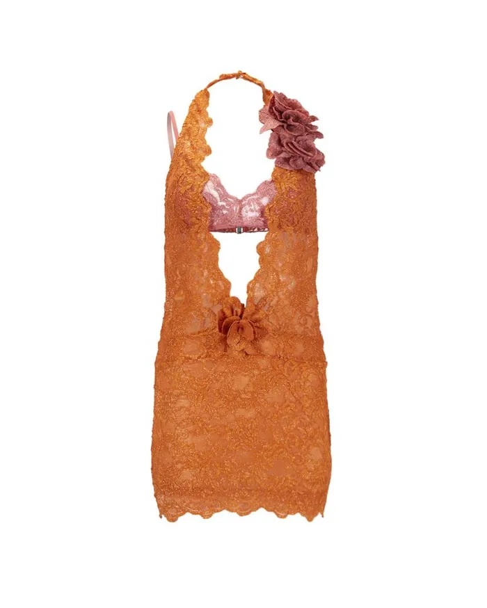 Ready To Wear PLUNGE LACE MINI DRESS EXCLUSIVE PatBO Dresses and Jumpsuits