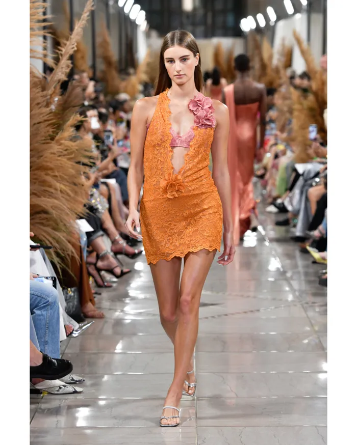 Ready To Wear PLUNGE LACE MINI DRESS EXCLUSIVE PatBO Dresses and Jumpsuits