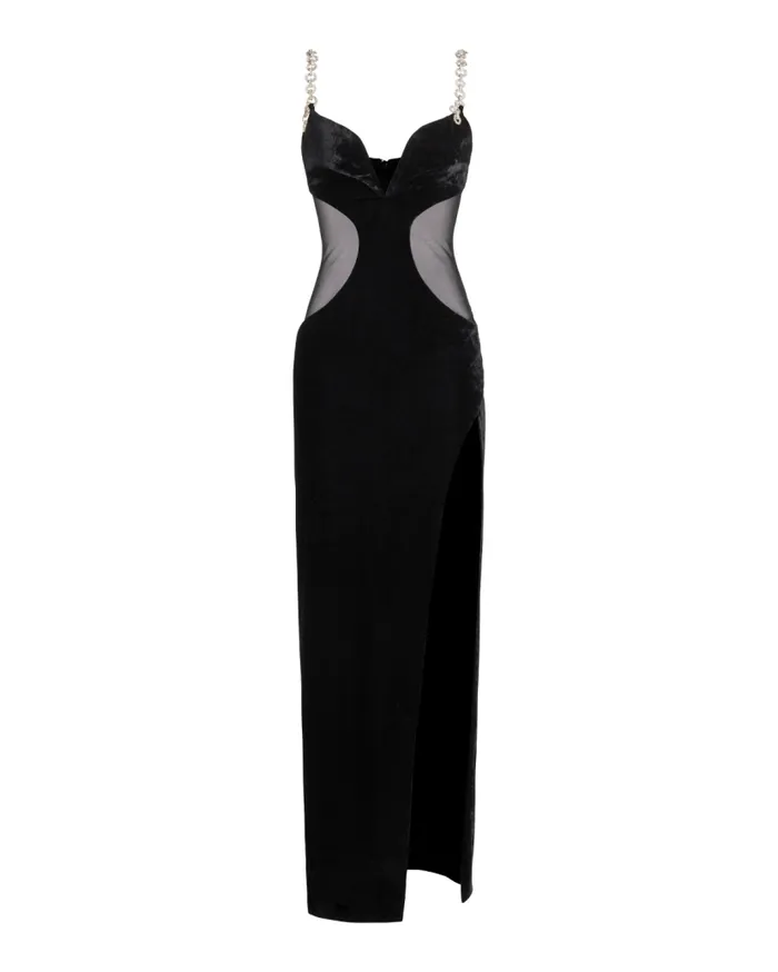 Ready To Wear Plunge Velvet Maxi Dress FINAL SALE PatBO Dresses and Jumpsuits
