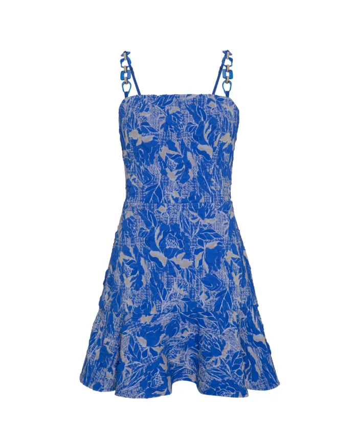 Ready To Wear Stretch Jacquard Mini Dress PatBO Dresses and Jumpsuits