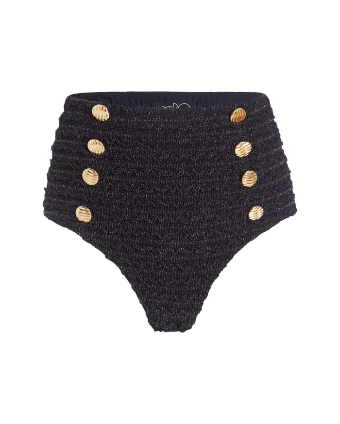 Ready To WearSwim Crinkle Lurex Bikini Bottom PatBO Matching Sets