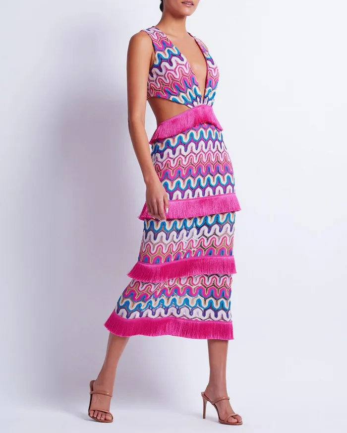 Ready To WearSwim CROCHET CUTOUT MIDI DRESS FINAL SALE PatBO Dresses and Jumpsuits