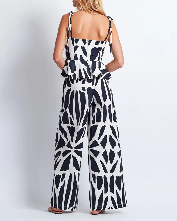 Ready To WearSwim WIDE LEG COTTON PANT FINAL SALE PatBO Bottoms