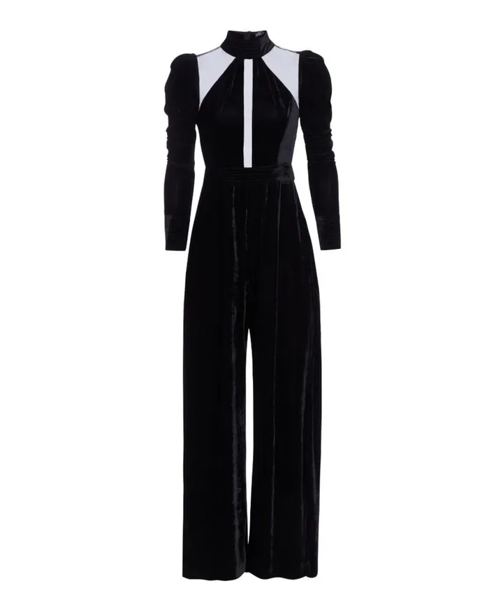 Ready To Wear VELVET JUMPSUIT FINAL SALE PatBO Dresses and Jumpsuits