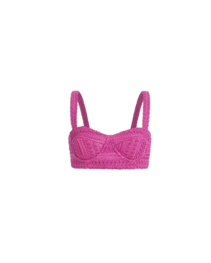 Ready To Wear Woven Cropped Top X Harrods FINAL SALE PatBO Tops and Bodysuits
