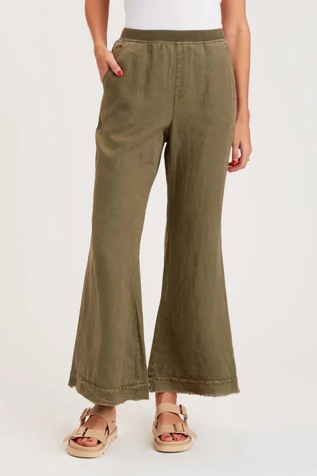 Remi Wide Leg Kombu Pigment Clothing XCVI Pants