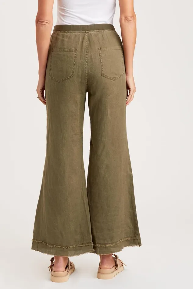Remi Wide Leg Kombu Pigment Clothing XCVI Pants